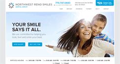 Desktop Screenshot of northwestrenosmilesdentalgroup.com